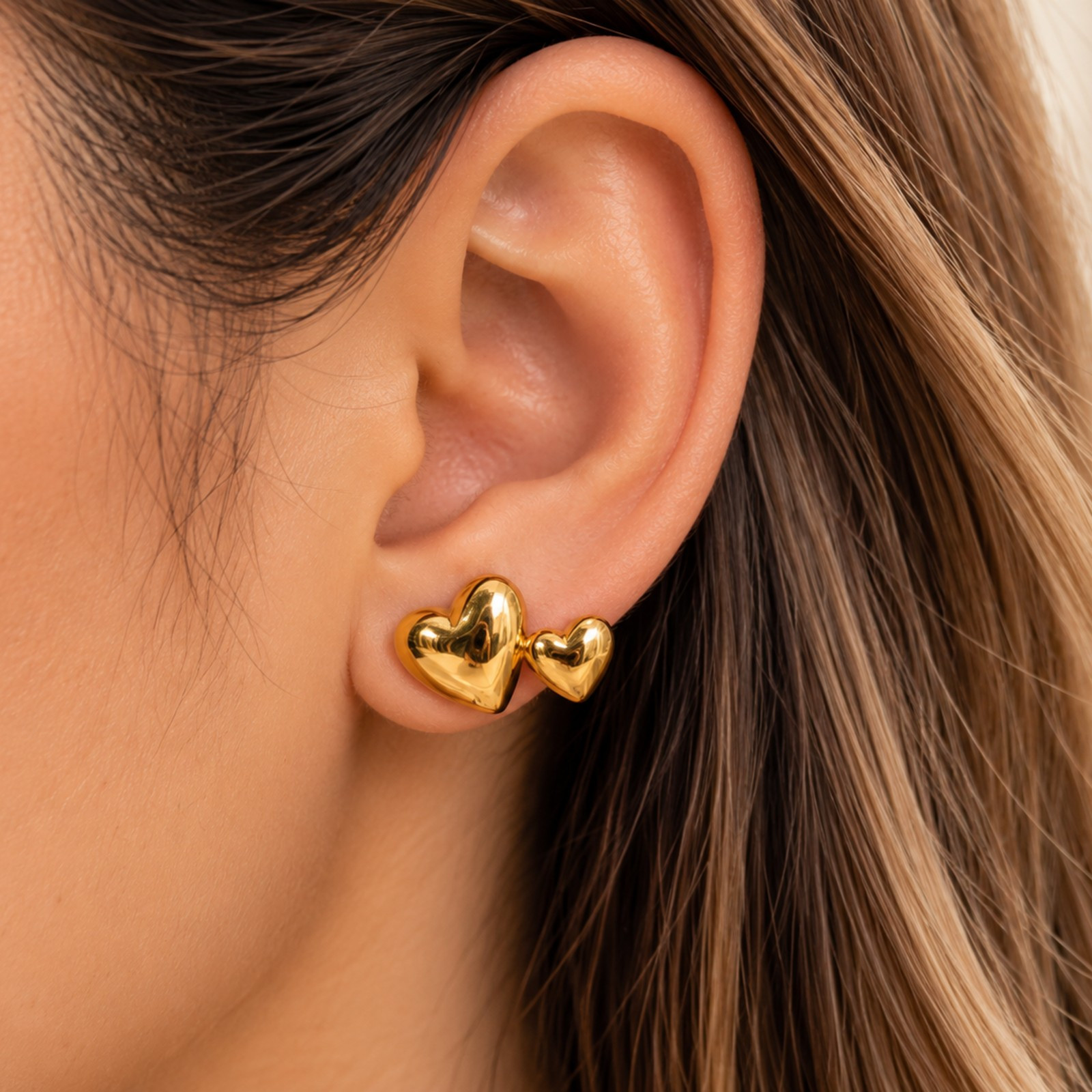 Aretes Corazones Galacticos