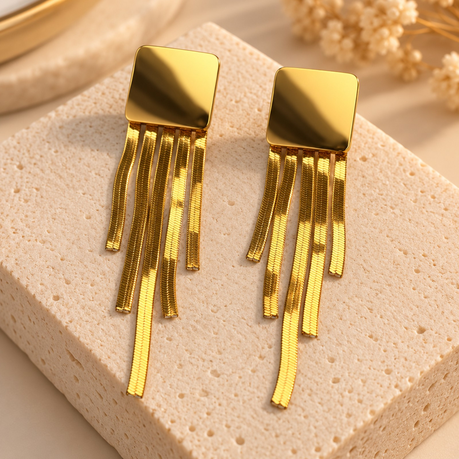 Aretes Cuadro Fugaz