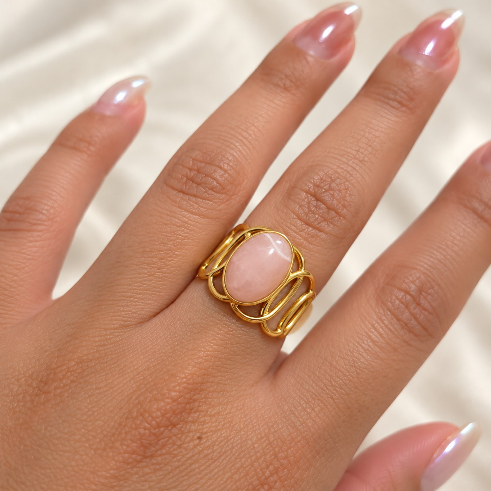 🌸 Anillo Aurora Rosa