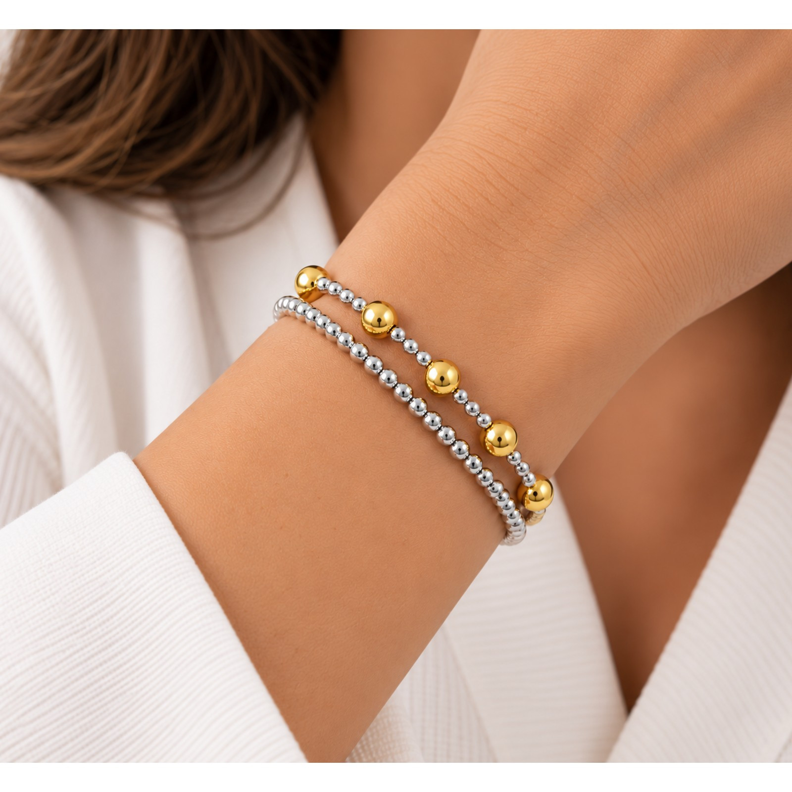 Set de Pulseras Destellos de Luna — Dorado🌙✨