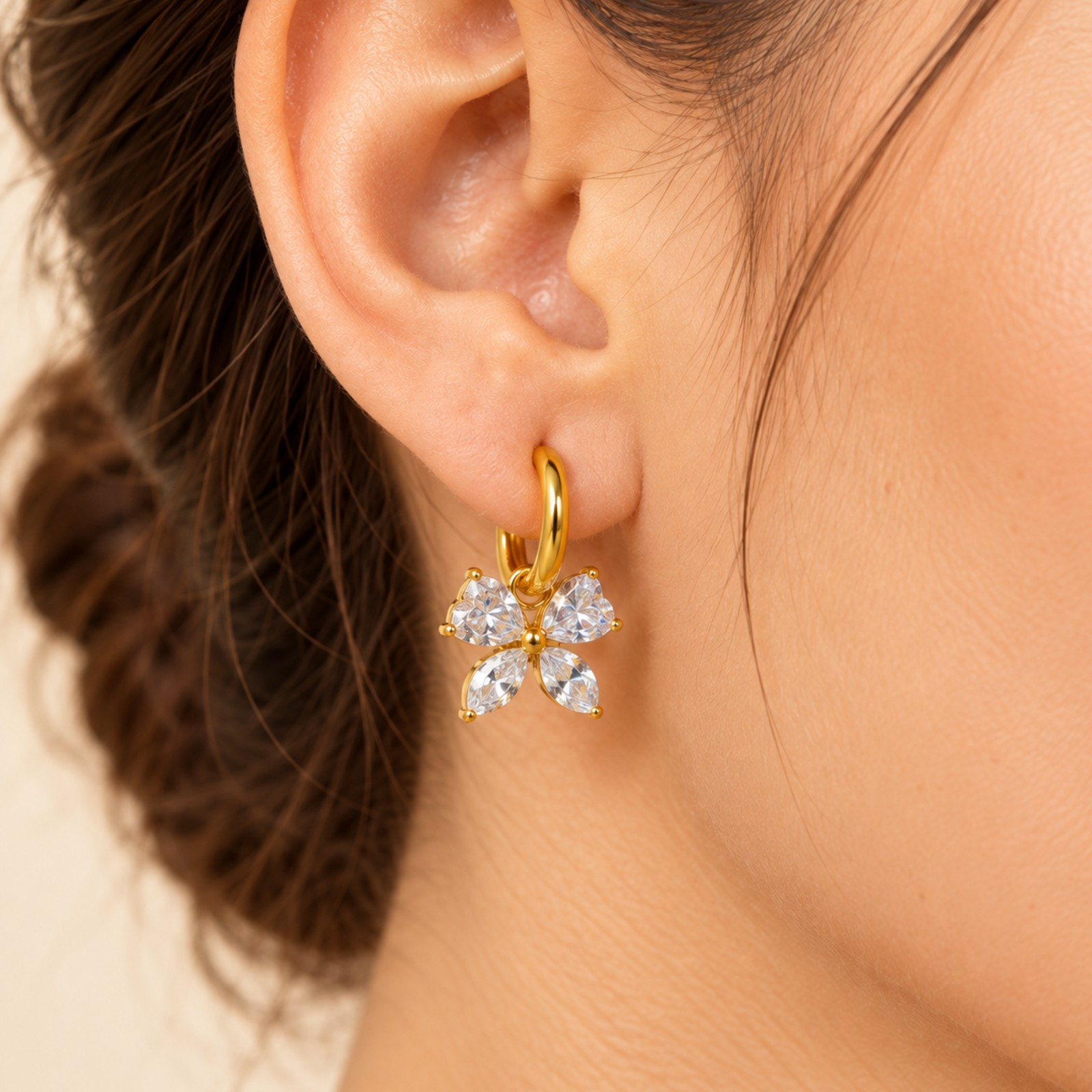 Aretes Mariposa de Luna